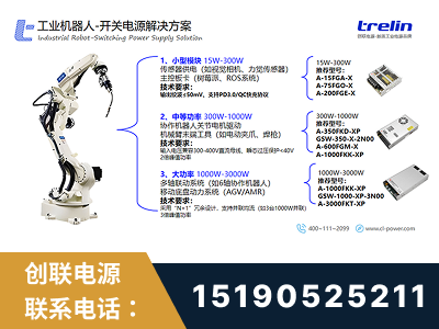 高州-工业机器人-开关电源解决方案